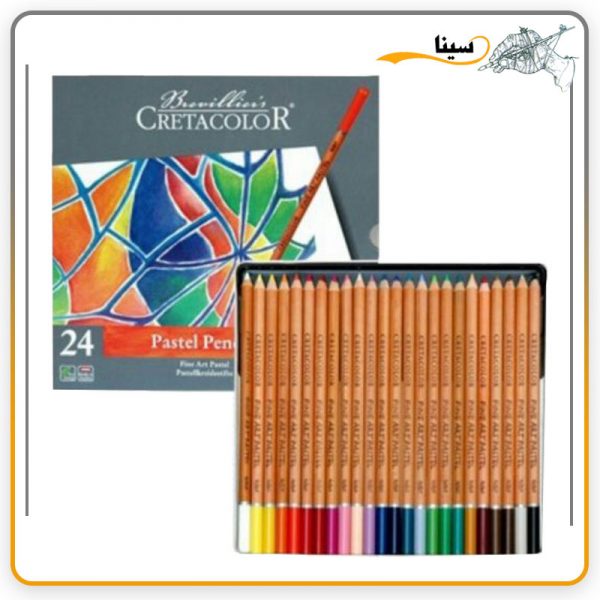 مداد پاستل کرتا کالر 24 رنگ