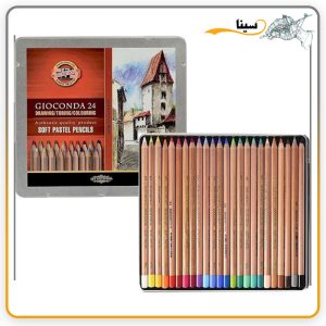 مداد پاستل کوه نور 24 رنگ