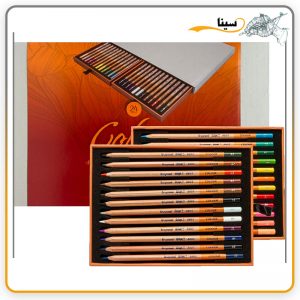 مداد رنگی دیزاین 24 رنگ